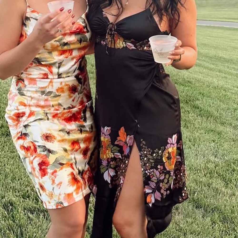 Urban Outfitters Black Floral Dress